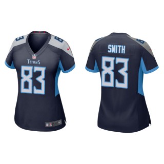 Women's Tennessee Titans Rodney Smith Navy Game Jersey