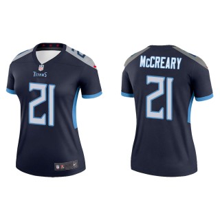 Women's Titans Roger McCreary Navy Legend Jersey