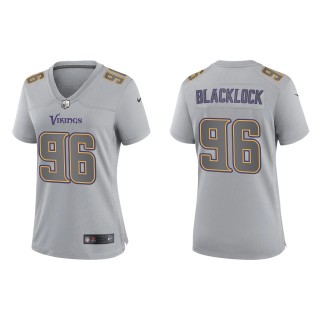 Women's Minnesota Vikings Ross Blacklock Gray Atmosphere Fashion Game Jersey