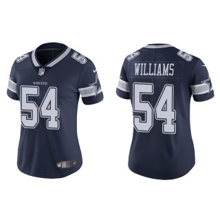 Women's Cowboys Sam Williams Navy 2022 NFL Draft Vapor Limited Jersey