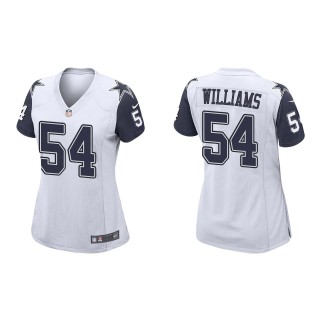 Women's Cowboys Sam Williams White 2022 NFL Draft Alternate Game Jersey