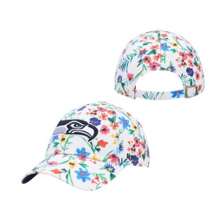 Women's Seattle Seahawks '47 White Highgrove Clean Up Adjustable Hat