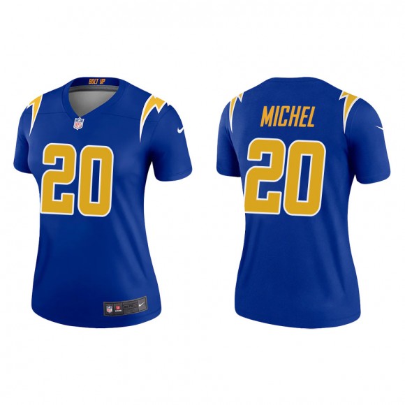 Women's Los Angeles Chargers Sony Michel Royal Alternate Legend Jersey