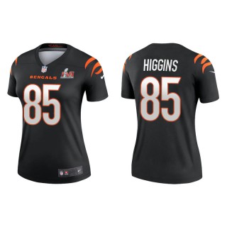 Women's Super Bowl LVI Tee Higgins Bengals Black Legend Jersey