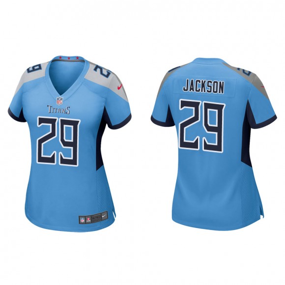 Women's Titans Theo Jackson Light Blue Game Jersey