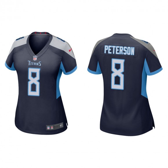 Adrian Peterson Jersey Women's Titans Navy Game