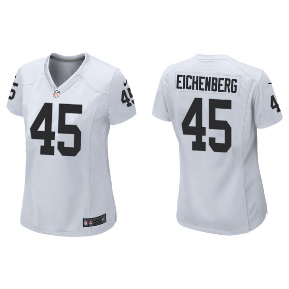 Women's Raiders Tommy Eichenberg White Game Jersey