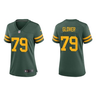 Women's Packers Travis Glover Green Alternate Game Jersey