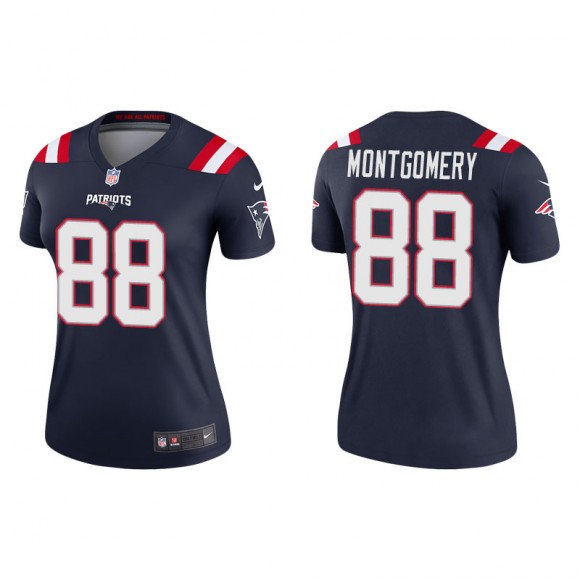 Women's Patriots Ty Montgomery Navy Legend Jersey