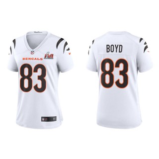 Women's Super Bowl LVI Tyler Boyd Bengals White Game Jersey