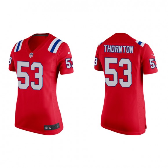 Women's Patriots Tyquan Thornton Red Game Jersey