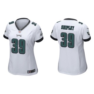 Women's Eagles Will Shipley White Game Jersey