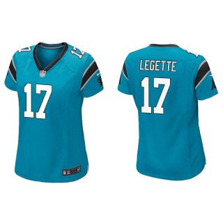 Women's Panthers Xavier Legette Blue Game Jersey