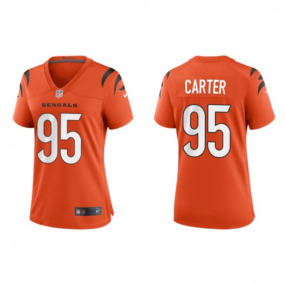 Women's Bengals Zachary Carter Orange Game Jersey