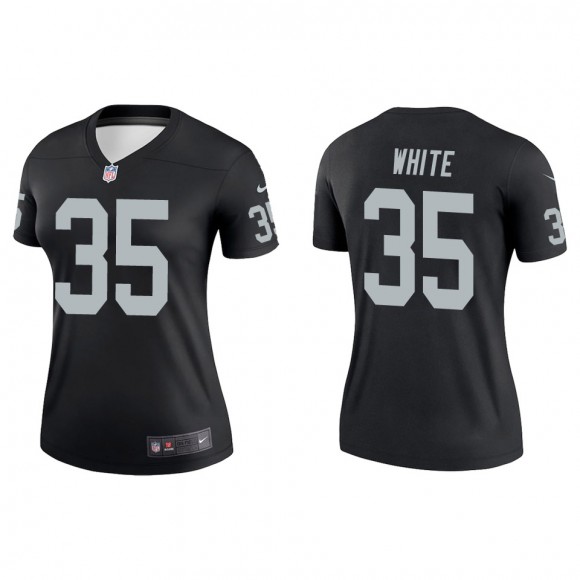 Women's Raiders Zamir White Black Legend Jersey