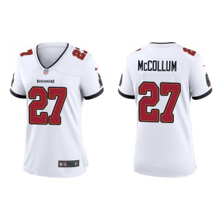 Women's Buccaneers Zyon McCollum White 2022 NFL Draft Game Jersey