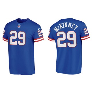 Xavier McKinney New York Giants Royal Classic T-Shirt