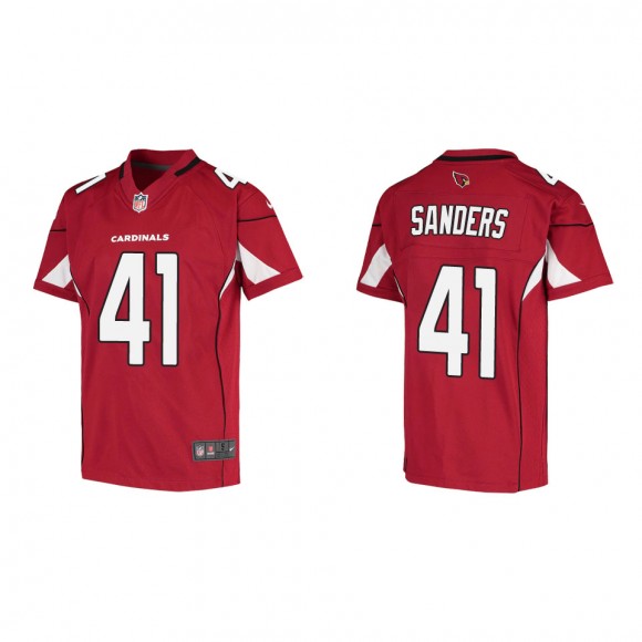 Youth Cardinals Myjai Sanders Cardinal Game Jersey