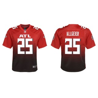 Youth Falcons Tyler Allgeier Red Alternate Game Jersey