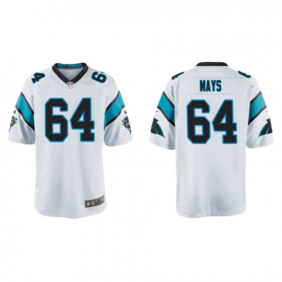 Youth Panthers Cade Mays White Game Jersey