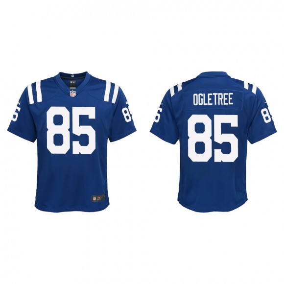 Youth Colts Andrew Ogletree Royal Game Jersey