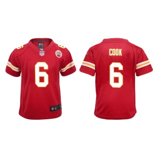 Youth Chiefs Bryan Cook Red Game Jersey