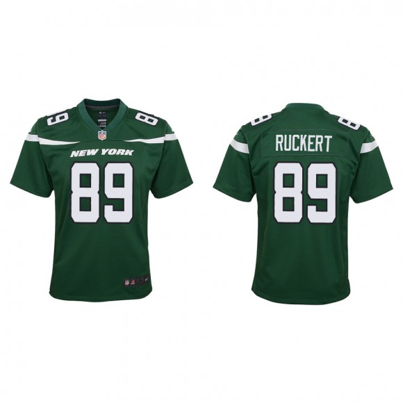 Youth Jets Jeremy Ruckert Green Game Jersey
