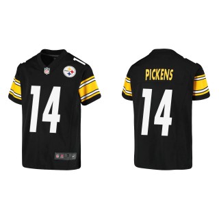 Youth Steelers George Pickens Black Game Jersey