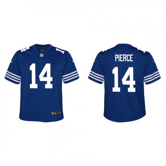 Youth Colts Alec Pierce Royal Alternate Game Jersey