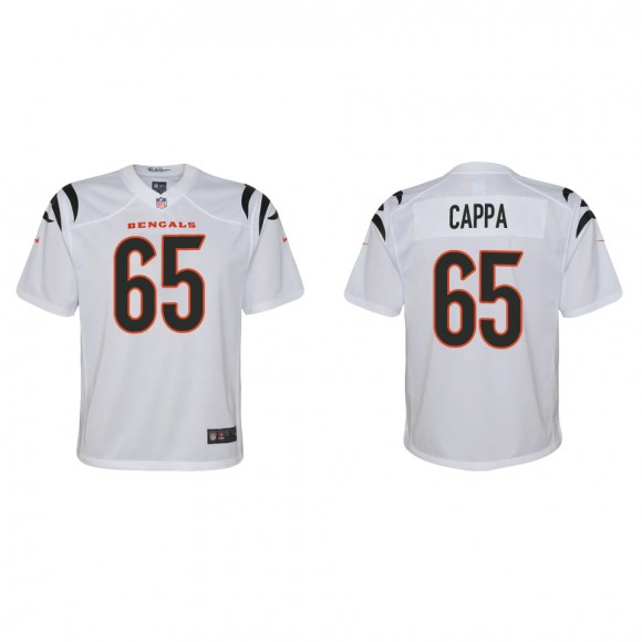 Youth Cincinnati Bengals Alex Cappa White Game Jersey