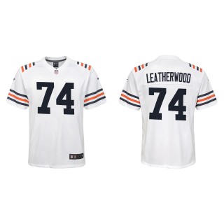 Youth Bears Alex Leatherwood White Classic Game Jersey