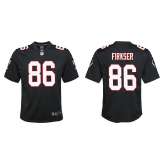 Youth Atlanta Falcons Anthony Firkser Black Throwback Game Jersey