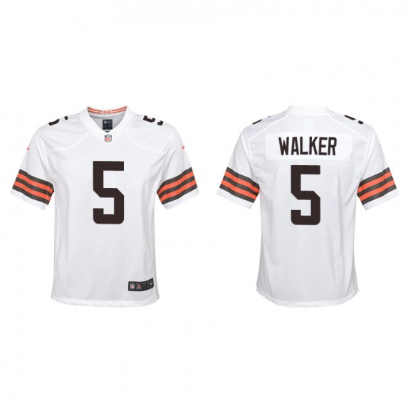 Youth Cleveland Browns Anthony Walker White Game Jersey