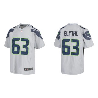 Youth Seattle Seahawks Austin Blythe Gray Game Jersey