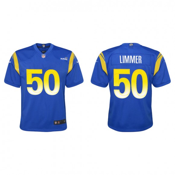 Youth Rams Beaux Limmer Royal Game Jersey