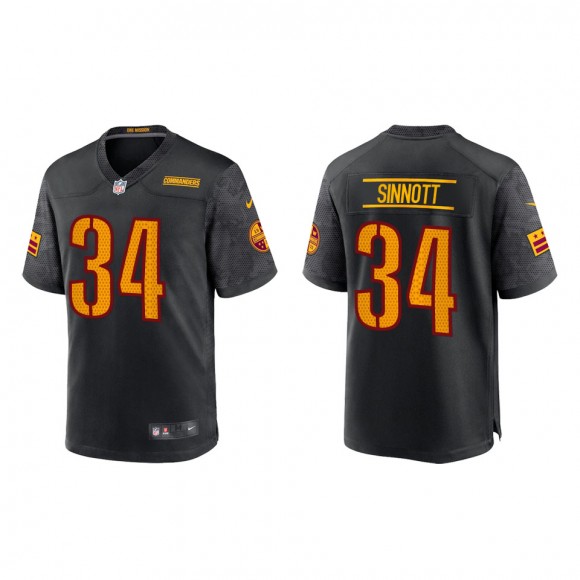 Youth Commanders Ben Sinnott Black Alternate Game Jersey