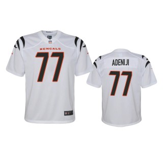 Youth Cincinnati Bengals Hakeem Adeniji White 2021 Game Jersey