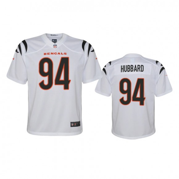 Youth Cincinnati Bengals Sam Hubbard White 2021 Game Jersey