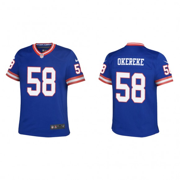 Youth Bobby Okereke Royal Classic Game Jersey