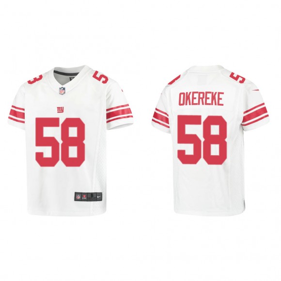 Youth Bobby Okereke White Game Jersey