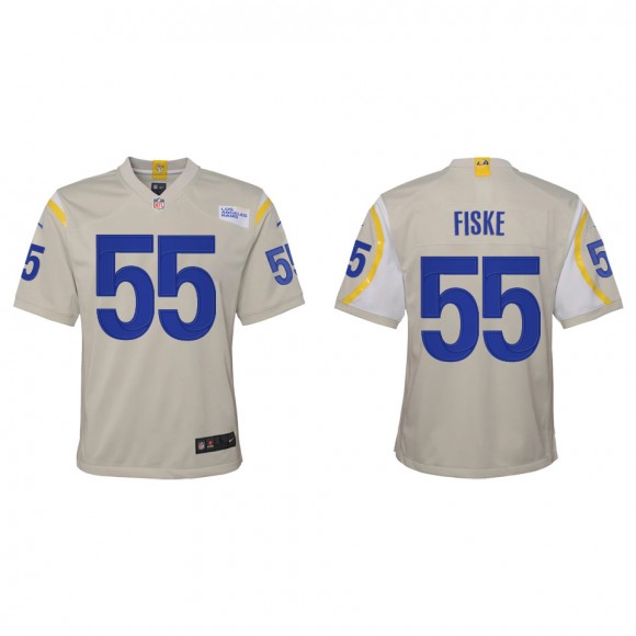 Youth Rams Braden Fiske Bone Game Jersey