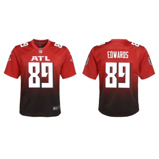 Youth Atlanta Falcons Bryan Edwards Red Alternate Game Jersey