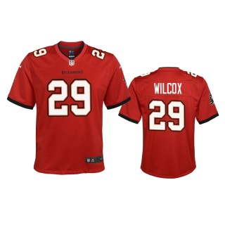 Youth Buccaneers Chris Wilcox Red Game Jersey