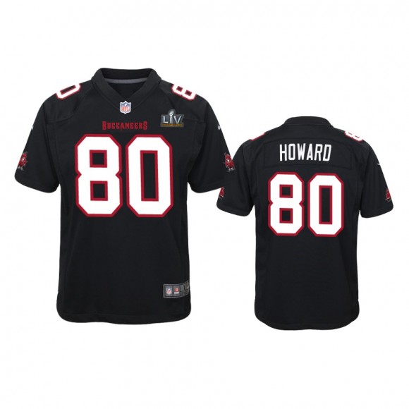 Youth Buccaneers O.J. Howard Black Super Bowl LV Game Fashion Jersey