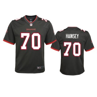 Youth Buccaneers Robert Hainsey Pewter Alternate Game Jersey