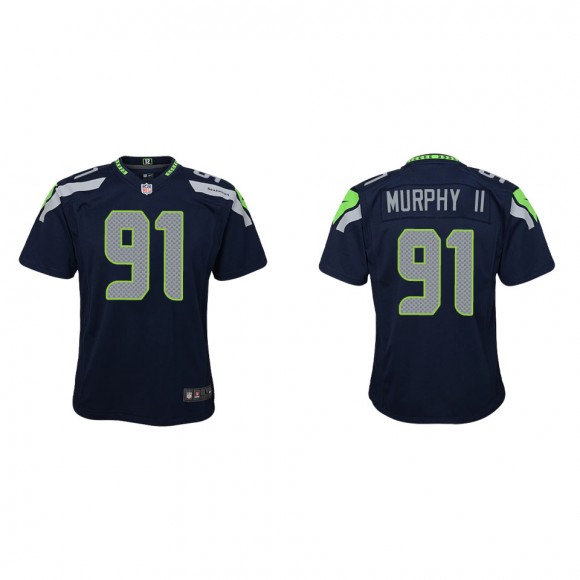 Youth Seahawks Byron Murphy II College Navy Game Jersey