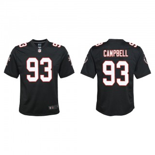 Youth Calais Campbell Black Throwback Game Jersey