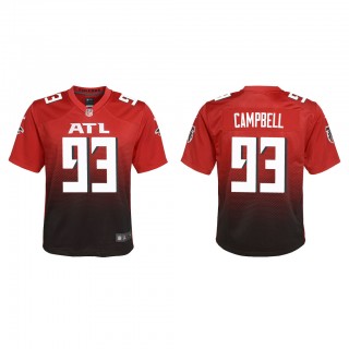 Youth Calais Campbell Red Alternate Game Jersey