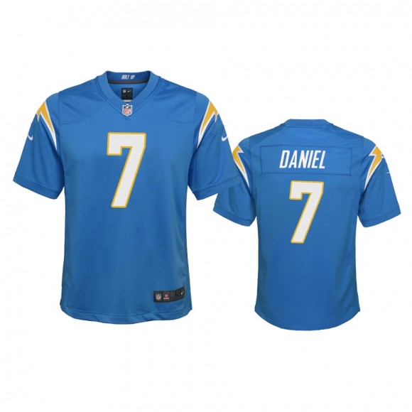 Youth Chargers Chase Daniel Powder Blue Game Jersey