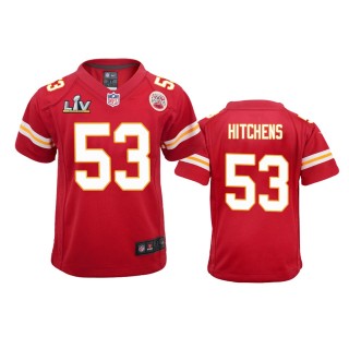 Youth Chiefs Anthony Hitchens Red Super Bowl LV Game Jersey